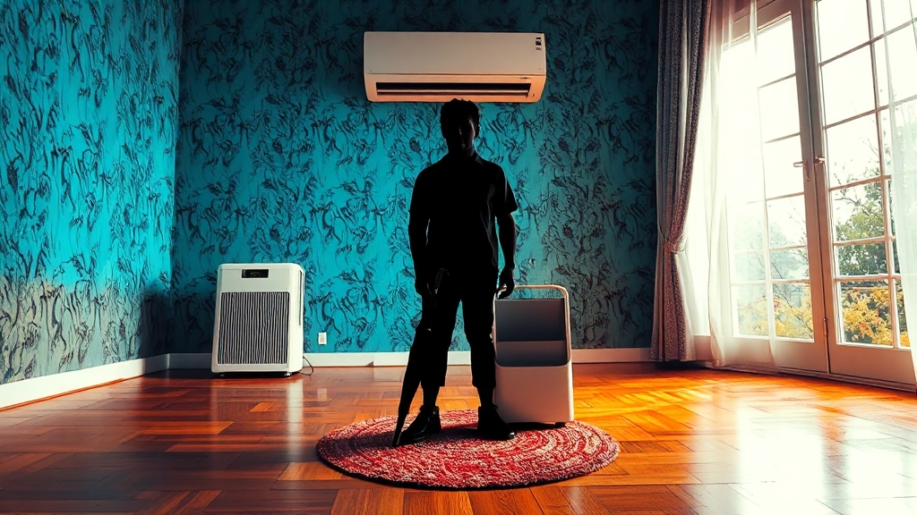 장마철 습도, 어떻게 잡아야 할까요? (popart 스타일)