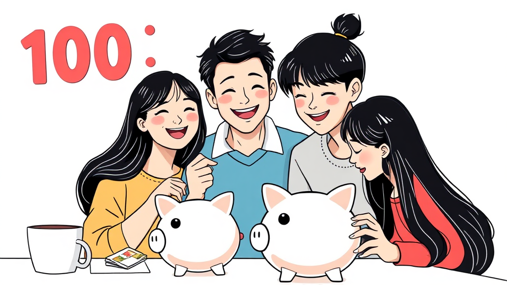 20대 1억 만들기: 씨드머니 모으기부터 투자 전략, 돈 가치관까지 A to Z 4 1억 모으기, 현실적인 방법 (illustration 스타일)