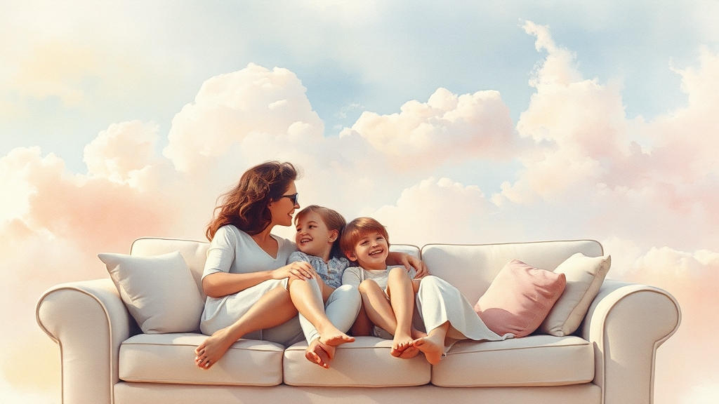 코모 소파: 사용자 후기 (watercolor 스타일)