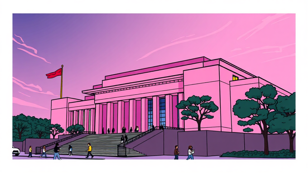 블랙핑크와 함께하는 핑크빛 야경과 리스닝 존 (cartoon 스타일)