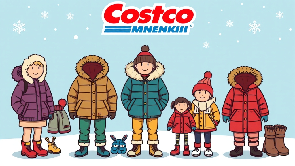 의류/잡화 할인: 겨울 준비 끝! (cartoon 스타일)