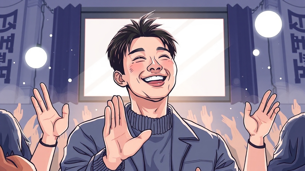 안성기 배우 투병 소식 (illustration 스타일)