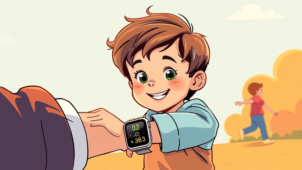 키즈 스마트 워치폰이란? (illustration 스타일)