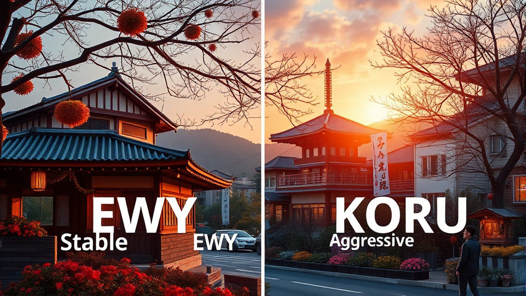 KORU vs EWY ETF: 핵심 비교 분석 (realistic 스타일)