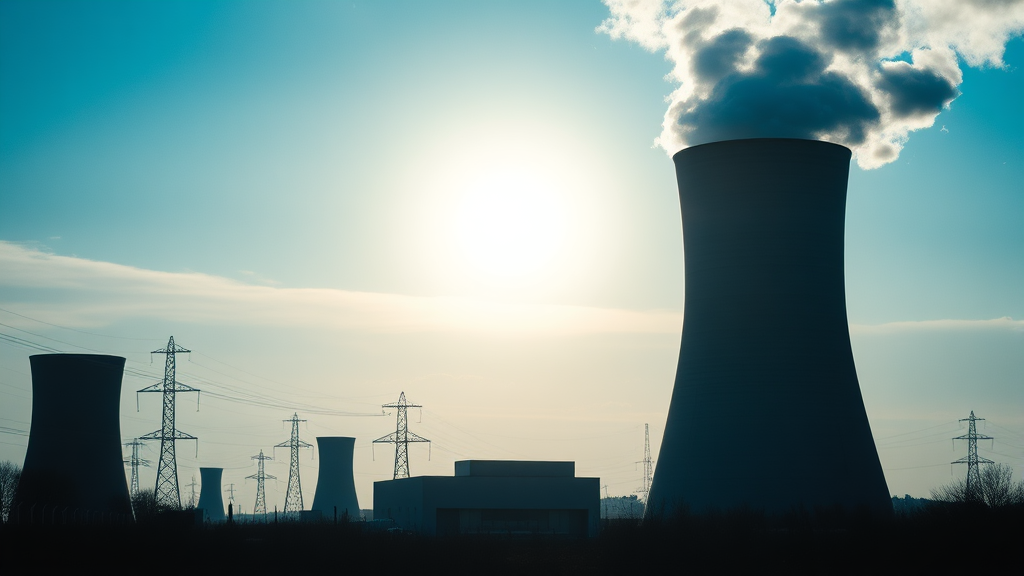 원전 정책 변화, 영향은? (realistic 스타일)