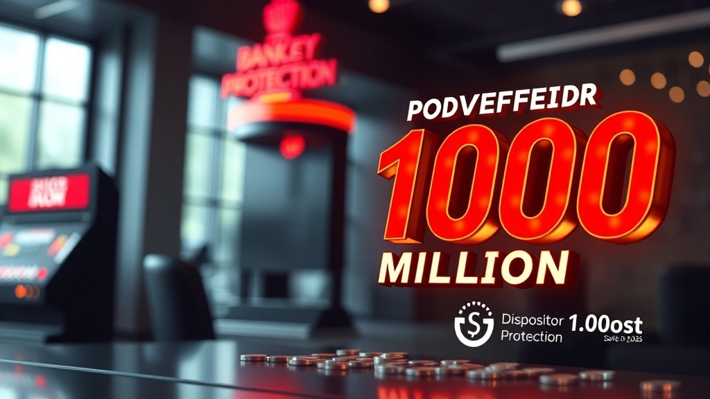 기존 예금, 1억까지 보호될까? (realistic 스타일)