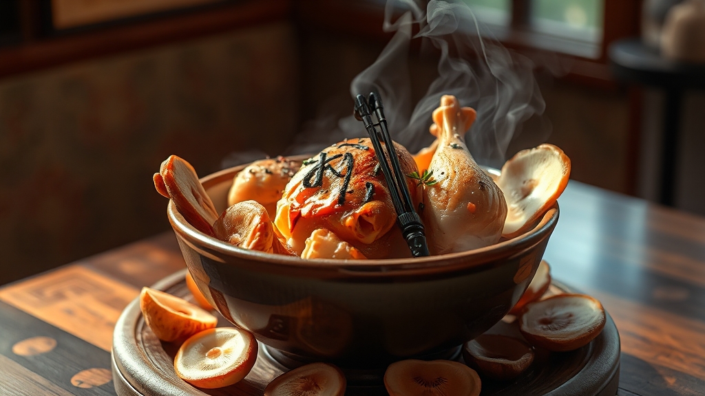 지역별 삼계탕 맛집 소개 (realistic 스타일)