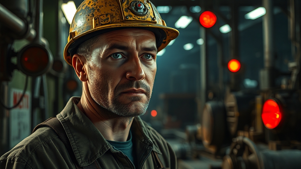 안전 불감증 문제점 (realistic 스타일)