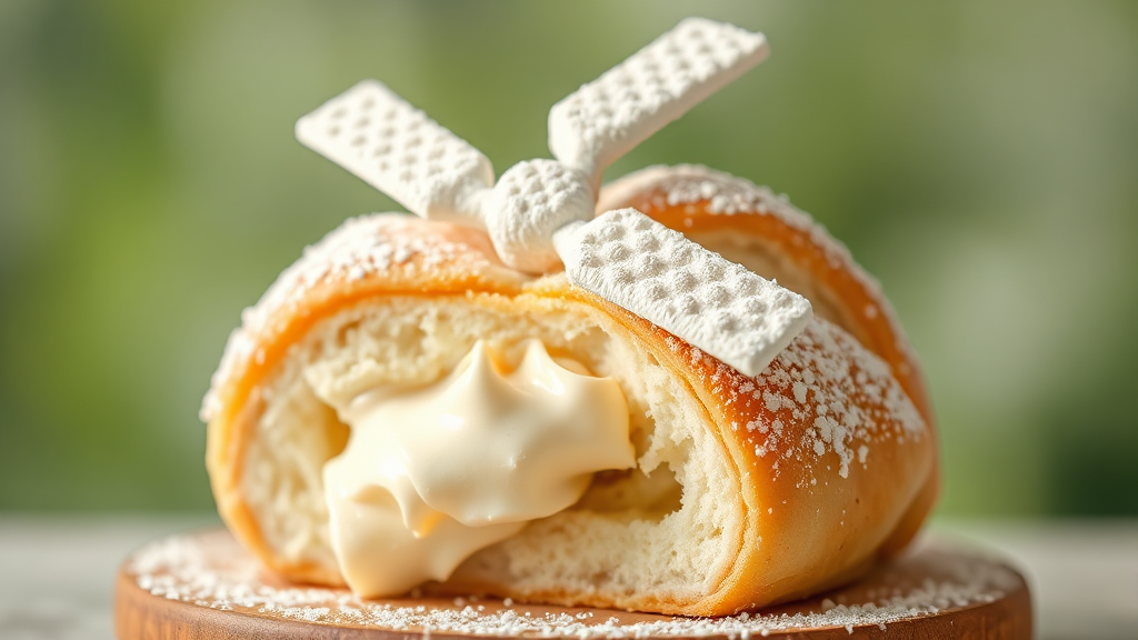 화이트롤 맛 평가 (realistic 스타일)