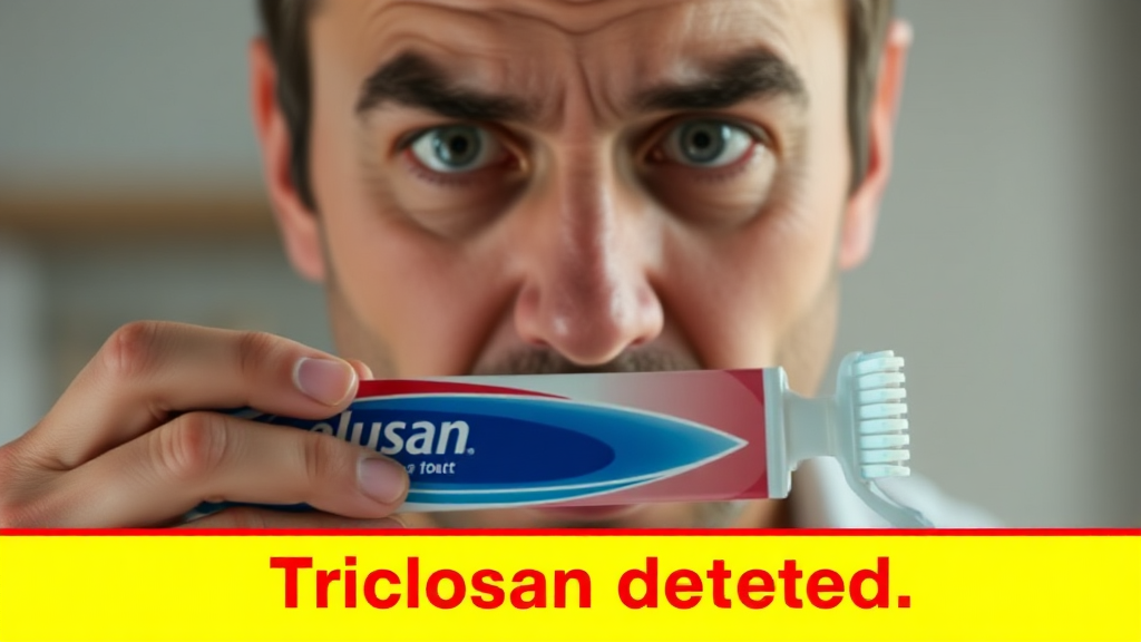 애경 2080 치약, 왜 문제? (realistic 스타일)