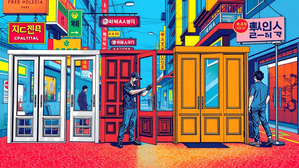 글라스폴딩도어 설치 비용 및 업체 선택 (popart 스타일)