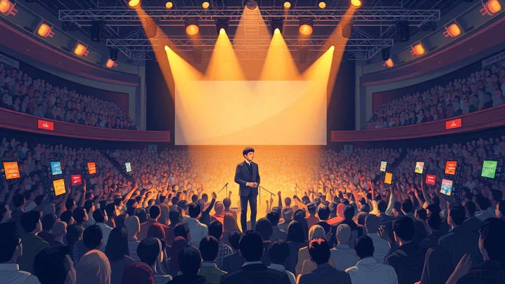 임영웅 콘서트 관련 최신 뉴스 (illustration 스타일)