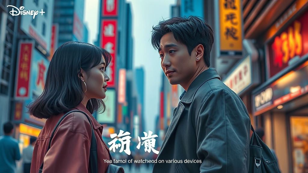 조각도시 시청 방법 및 OTT 정보 (realistic 스타일)