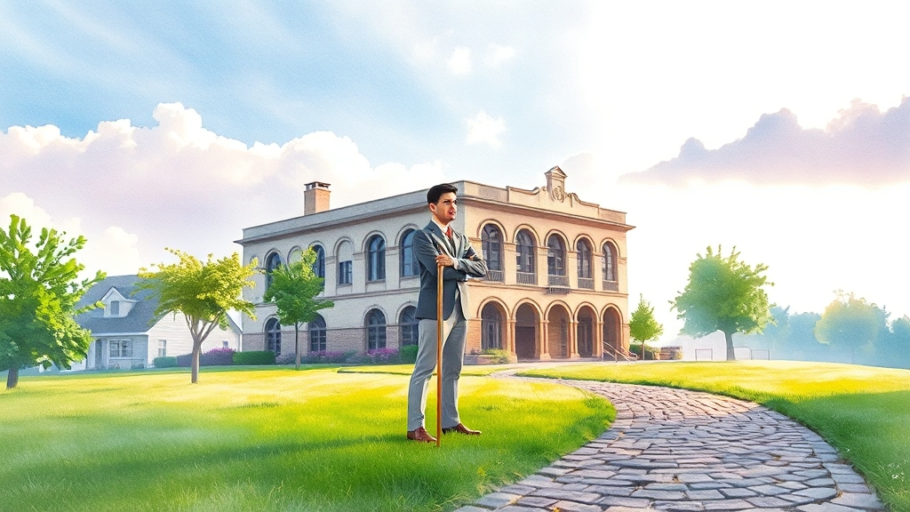 임장, 왜 해야 할까? (watercolor 스타일)