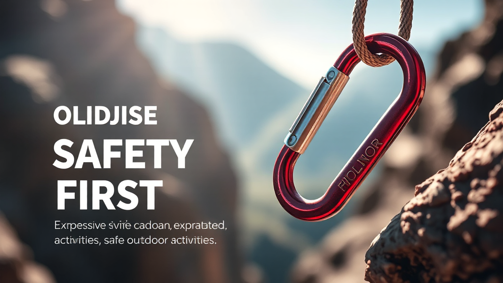 카라비너 허용 하중표 보는 법 (realistic 스타일)