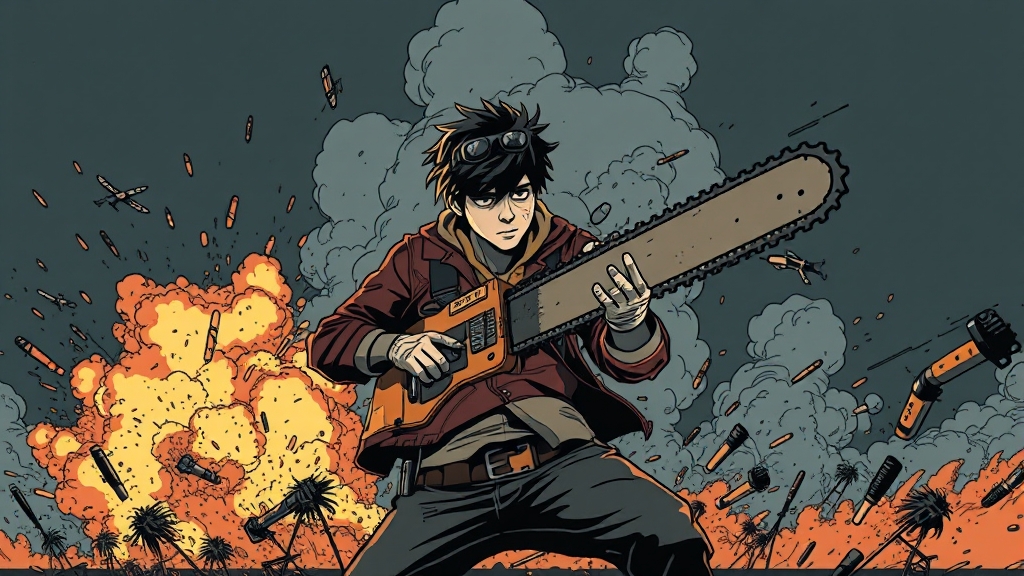 기술적 측면 분석 (작화, 연출, OST) (illustration 스타일)