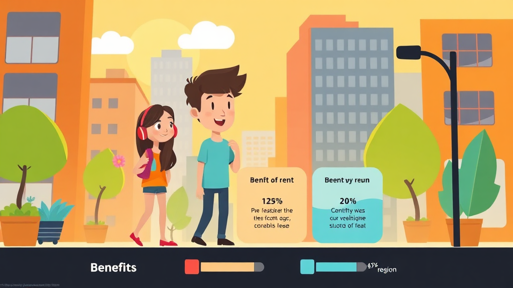 지역별 청년월세지원 비교 (cartoon 스타일)