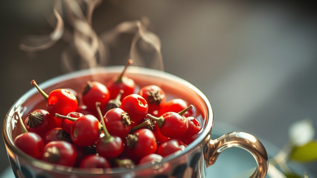 구기자, 맛있게 먹는 법 (realistic 스타일)