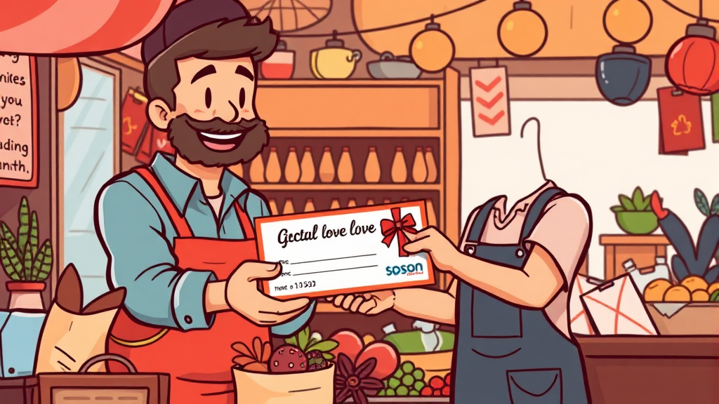 지원금 사용 꿀팁 (cartoon 스타일)