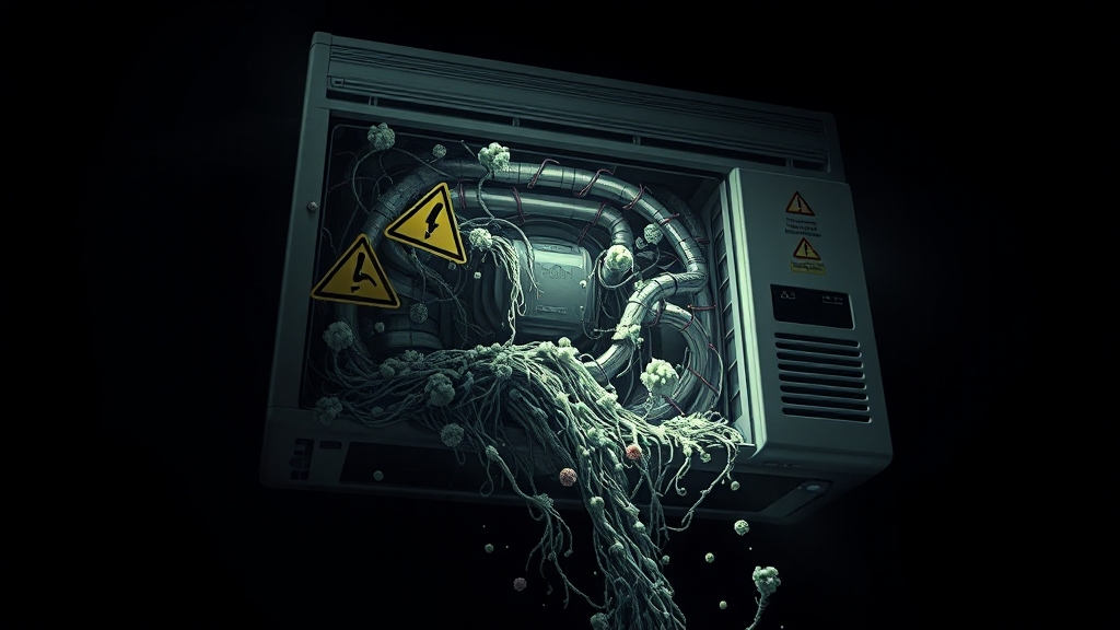 청소 안 하면 어떤 문제가 생길까요? (illustration 스타일)