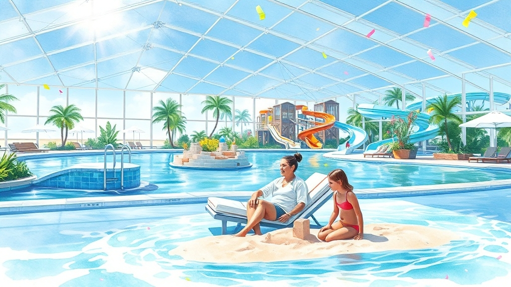 실내 & 야외 시설 완전 정복 (watercolor 스타일)