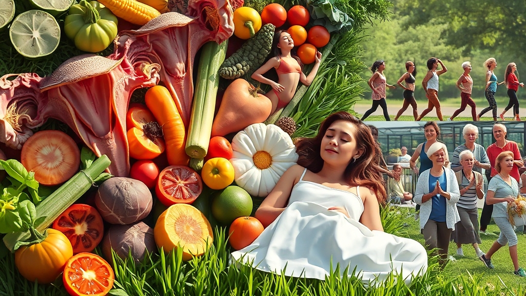 난소 건강, 생활 습관이 중요! (realistic 스타일)