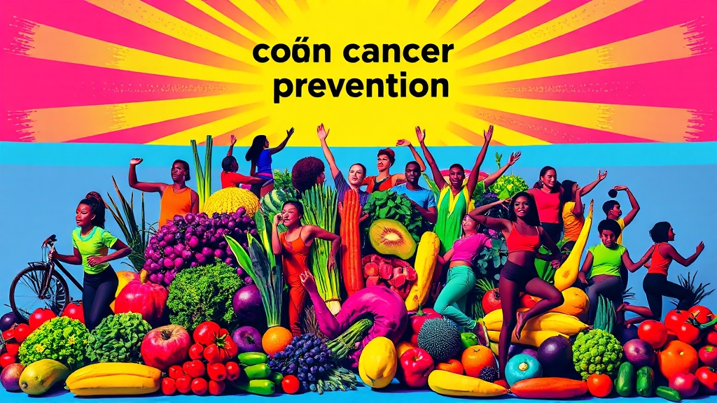 대장암, 어떻게 예방할 수 있을까요? (popart 스타일)