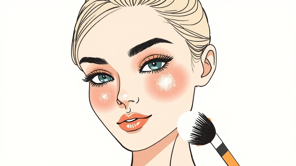 메이크업 지속력 높이는 법 (illustration 스타일)