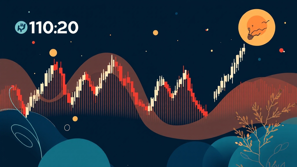 차트 분석 및 기술적 포인트 (illustration 스타일)