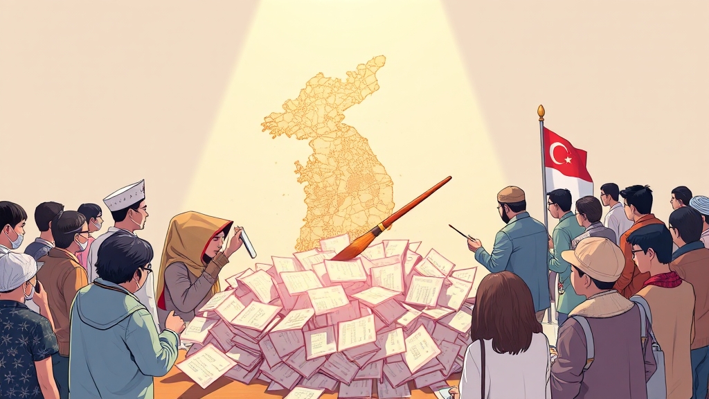 거소투표, 재외투표, 선상투표 안내 (illustration 스타일)