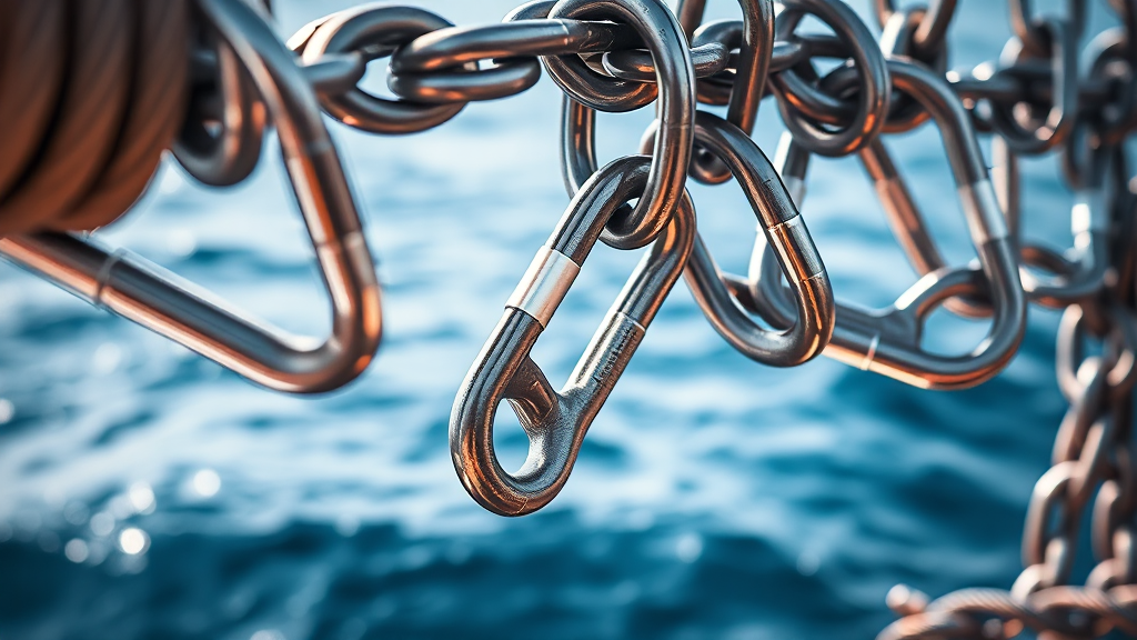 스테인리스 카라비너 규격 및 종류 (realistic 스타일)