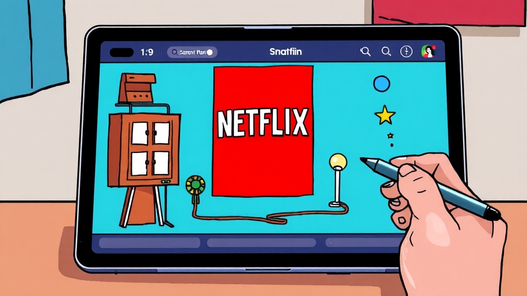 갤럭시탭 S10 플러스 WiFi: 핵심 기능 (cartoon 스타일)