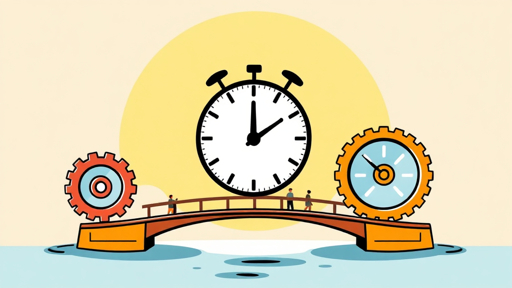 65세 정년, 장점과 단점 (cartoon 스타일)