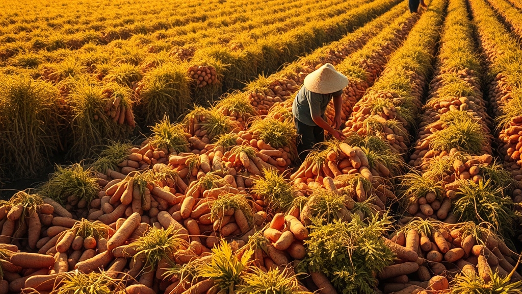 품종별 수확 시기 계산법 (realistic 스타일)