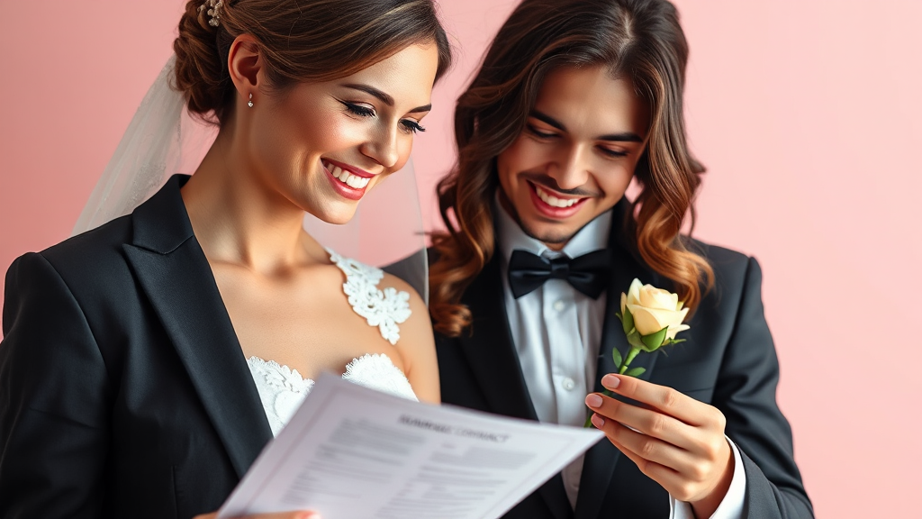 결혼 서비스, 가격 공개 의무화! (realistic 스타일)