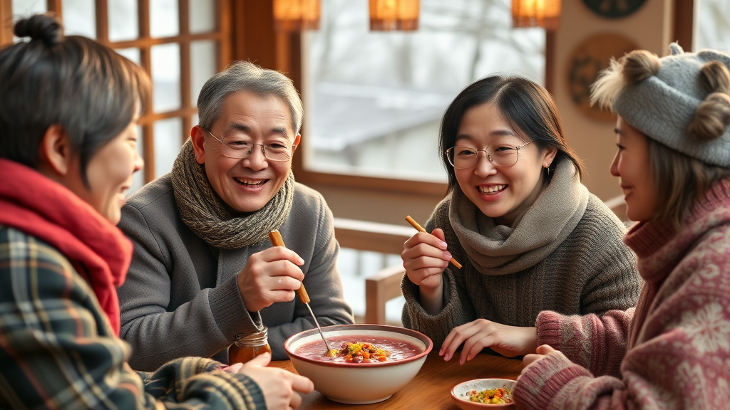 새알심 만들기: 쫄깃함의 비결 (realistic 스타일)