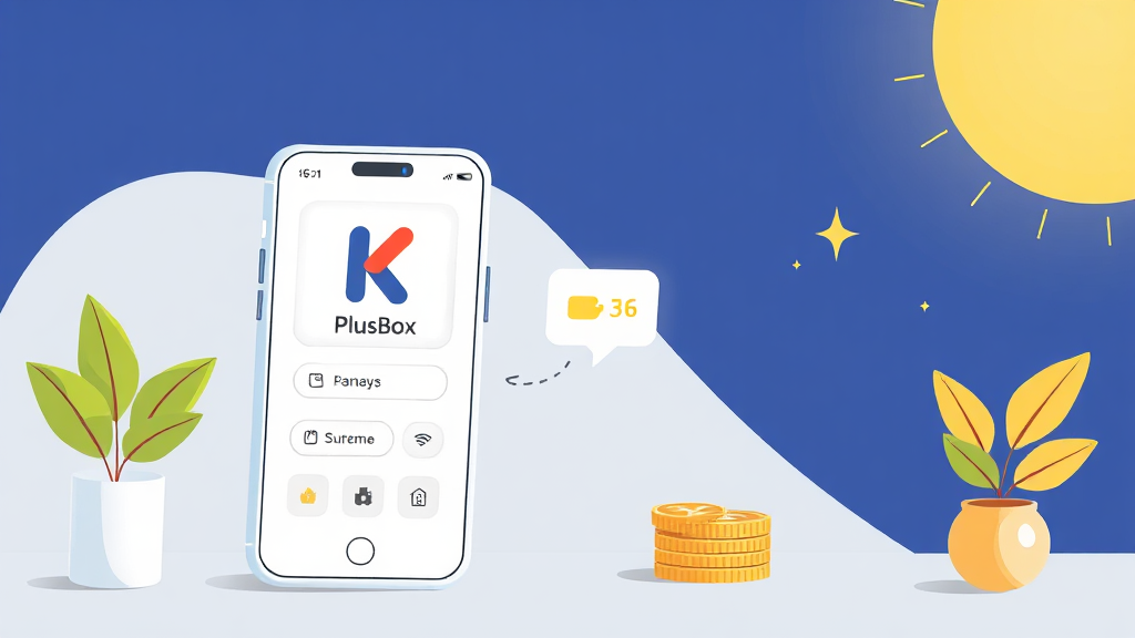 플러스박스 해지 방법 (illustration 스타일)