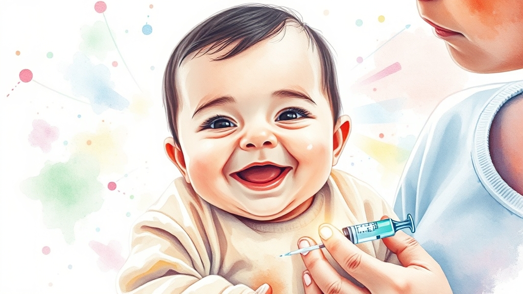 예방접종 기록 관리 (watercolor 스타일)