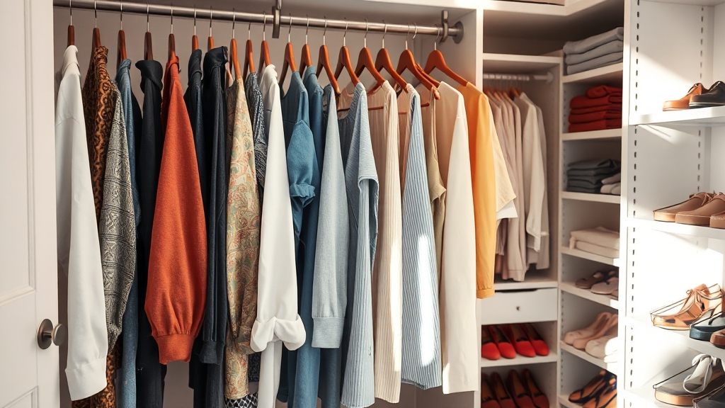 옷장 및 신발 보관법 (realistic 스타일)