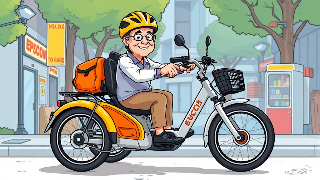 세발 전기자전거 관련 자주 묻는 질문 (cartoon 스타일)