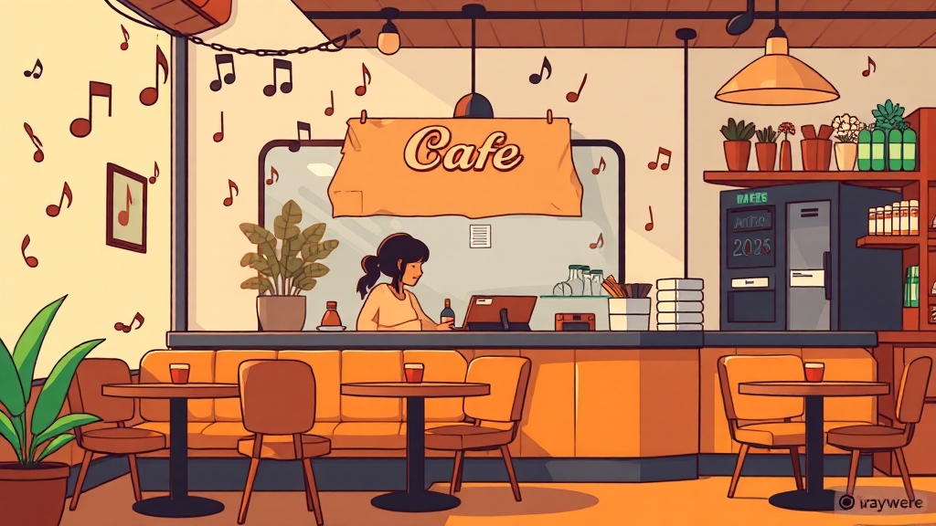 지원 대상 업종과 조건은? (cartoon 스타일)