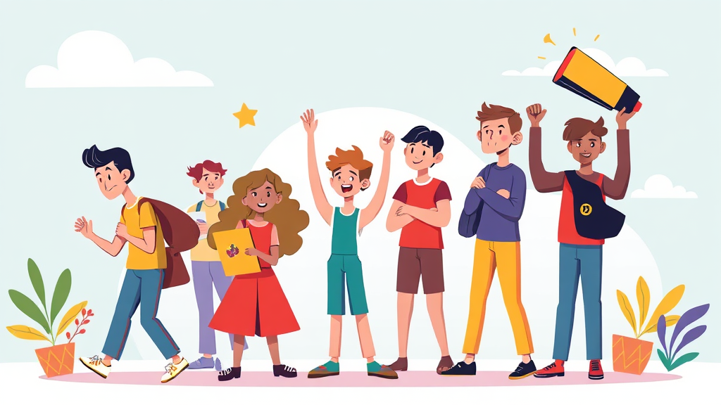 AI 부업 종류 (cartoon 스타일)