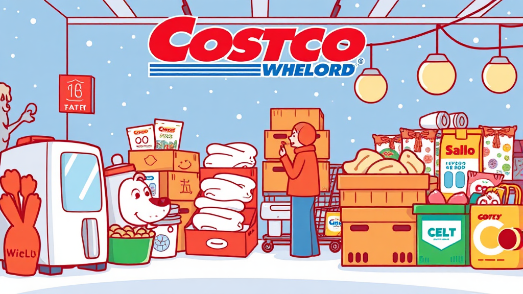 생활용품 & 가전 특가 (cartoon 스타일)