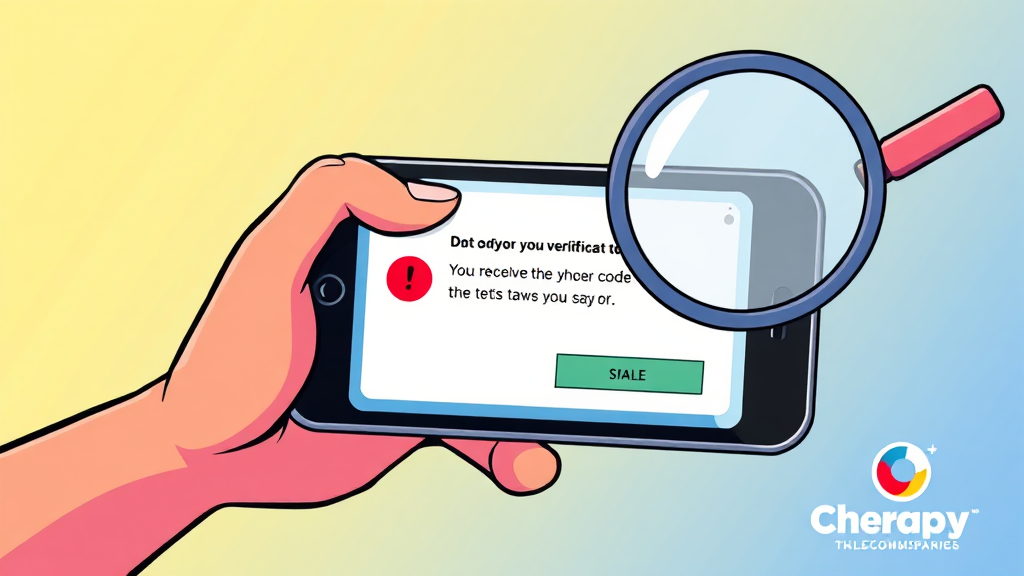 인증번호 미수신 원인 (cartoon 스타일)