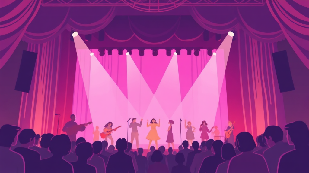 콘서트 기대 포인트 및 후기 (illustration 스타일)