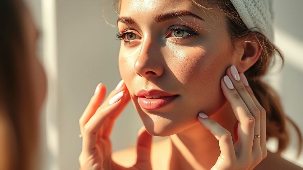 레이저 시술 후 초기 회복 관리 (1-2주차) (realistic 스타일)