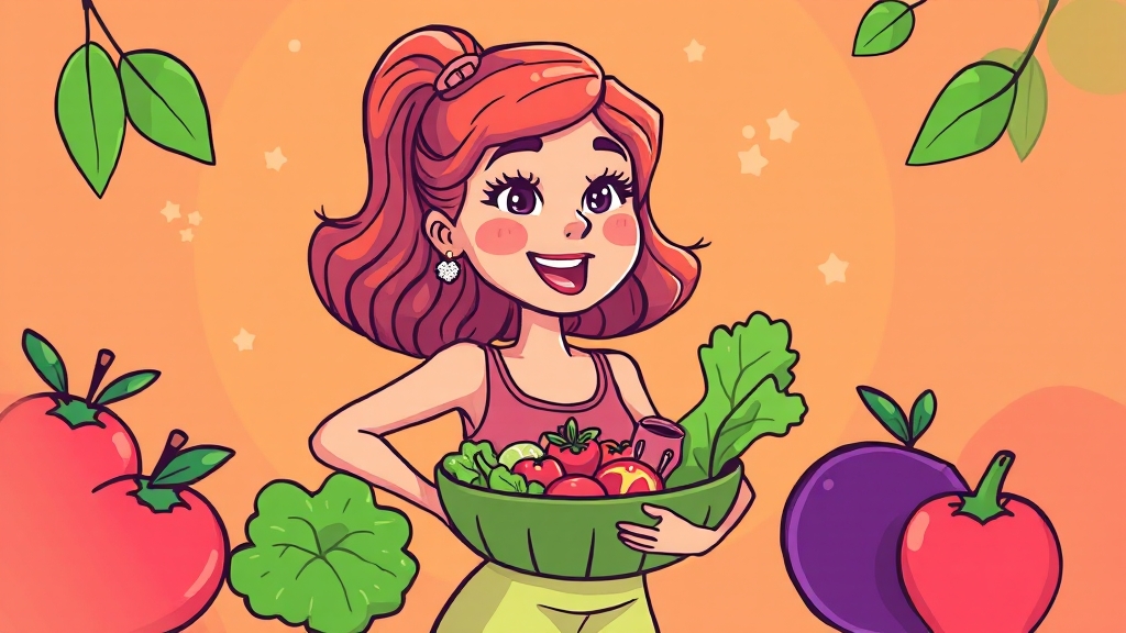 이소비텍신과 혈당 관리 (cartoon 스타일)