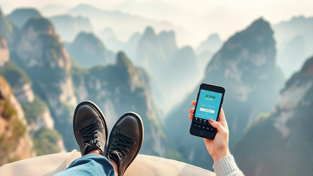 장가계 여행 준비물 및 현지 꿀팁 총정리 (watercolor 스타일)