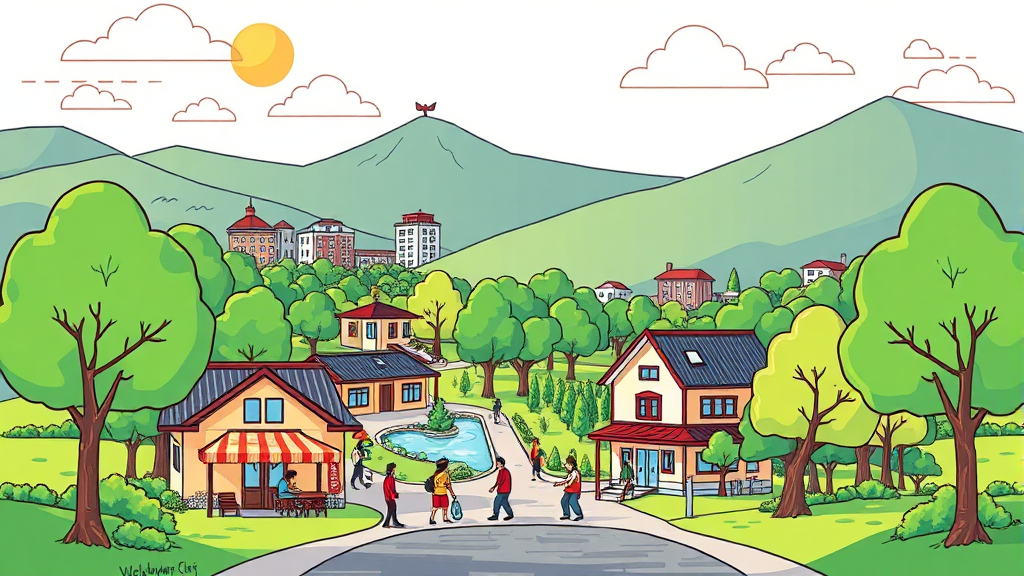 고창군과의 협약을 통한 특별 할인 혜택 (cartoon 스타일)