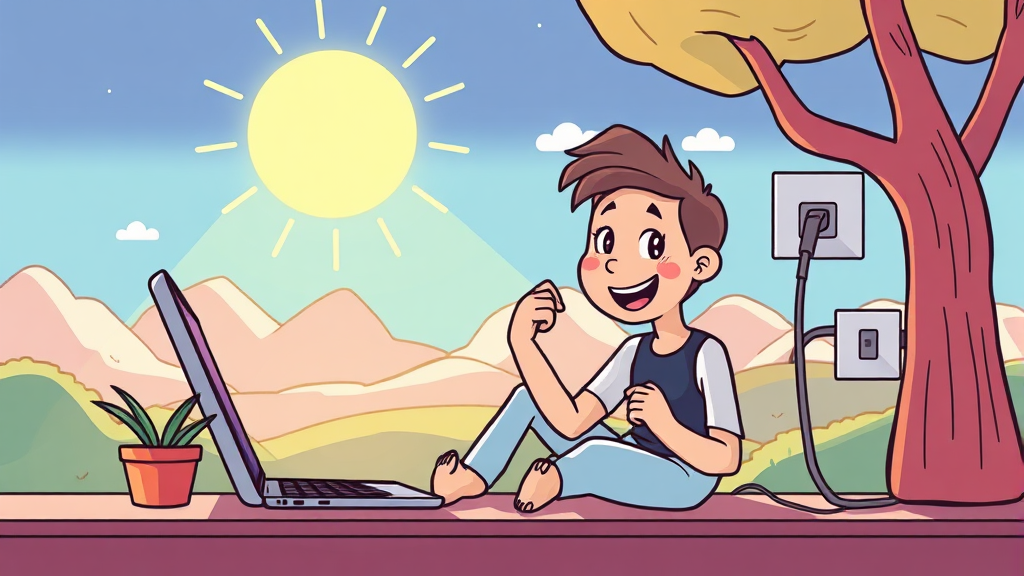 배터리 성능, 얼마나 갈까? (cartoon 스타일)